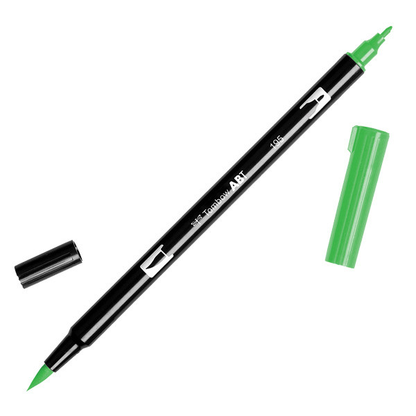 Tombow Dual Brush Pen Light Green 195 - (100012195)