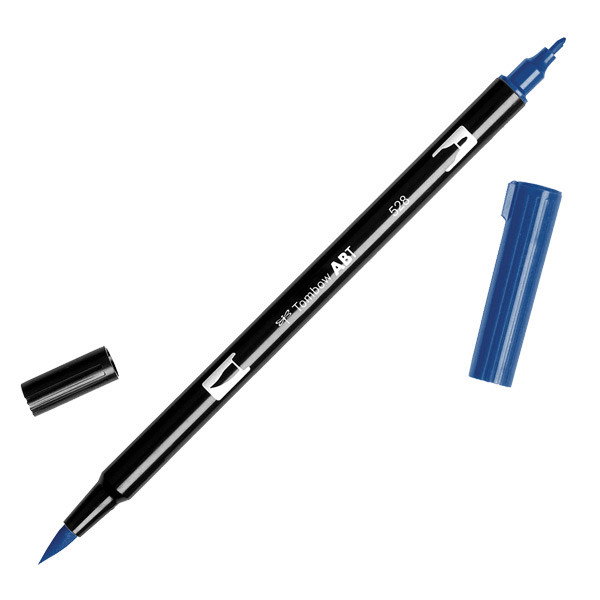 Tombow Dual Brush Pen Navy Blue 528 - (100012528)