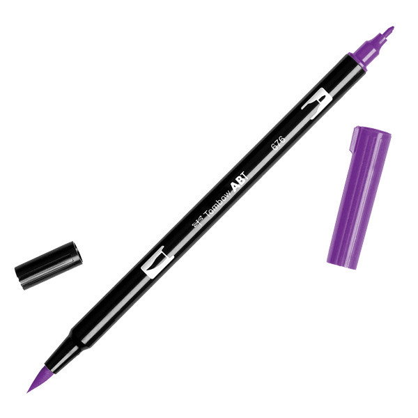 Tombow Dual Brush Pen Royal Purple 676 - (100012676)