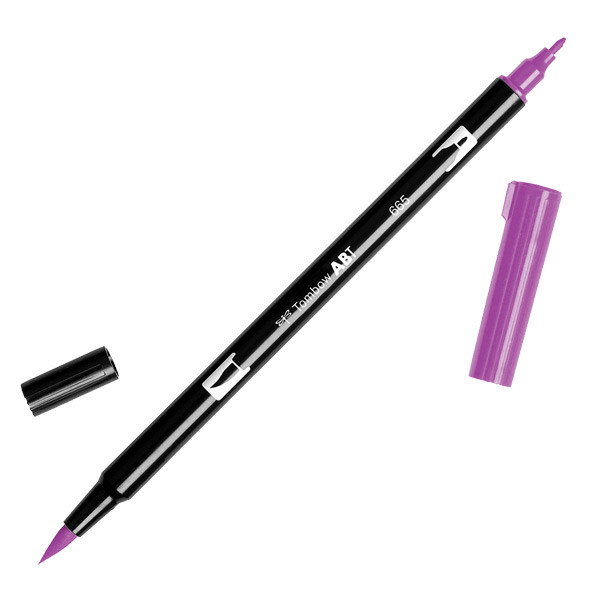Tombow Dual Brush Pen Purple 665 - (100012665)
