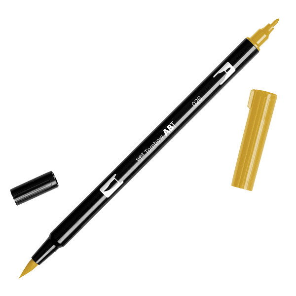 Tombow Dual Brush Pen Yellow Gold 026 - (100012026)