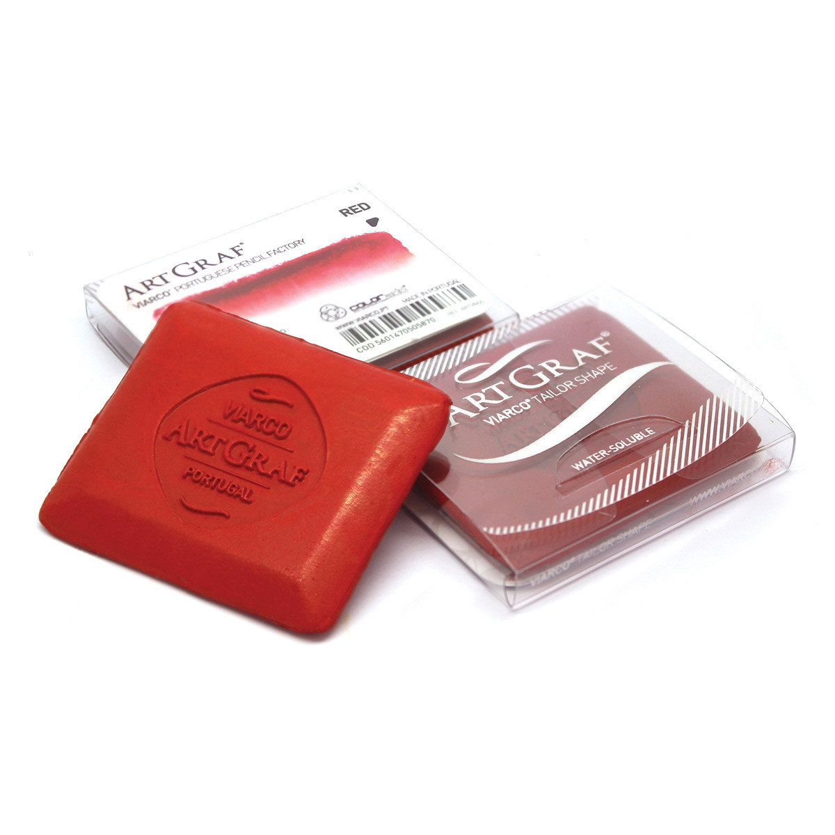 Viarco Artgraf Water Soluble Tailor Shape Pigment Red - (200036101)