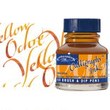 Winsor & Newton Calligraphy Ink Yellow Ochre 30ml Bottle - (200039823)