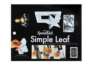 Mona Lisa Simple Leaf Silver 18 Sheets 5.5"x5.5" - (200018232)