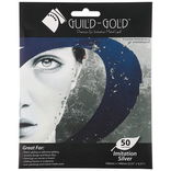 Guild-Gold Imitation Silver Leaf Book of 50 (Loose) - (90900) Guild-Gold Imitation Silver Leaf Book of 50 (Loose) - (90900)