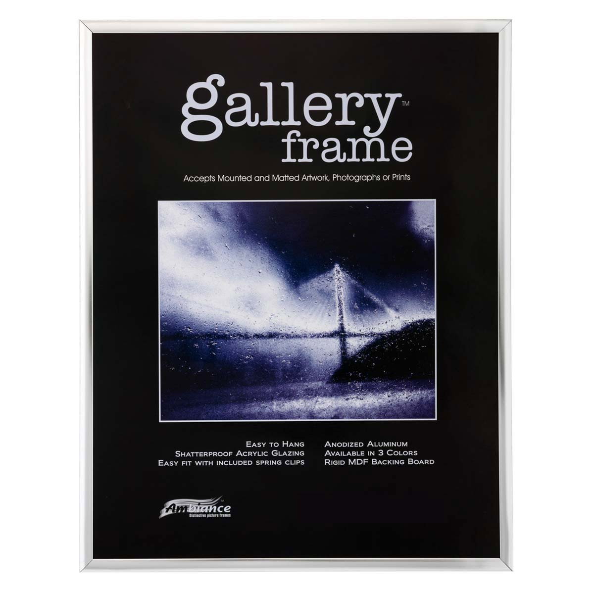 Ambiance Gallery Aluminum Frame 14"x18" Silver - (72060)