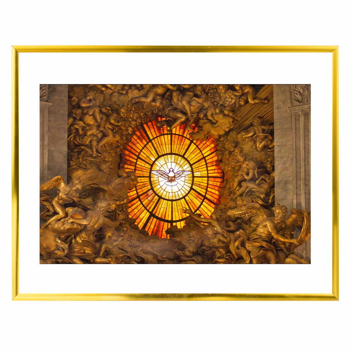 Ambiance Gallery Aluminum Frame 12x12 in. Gold - (72071)