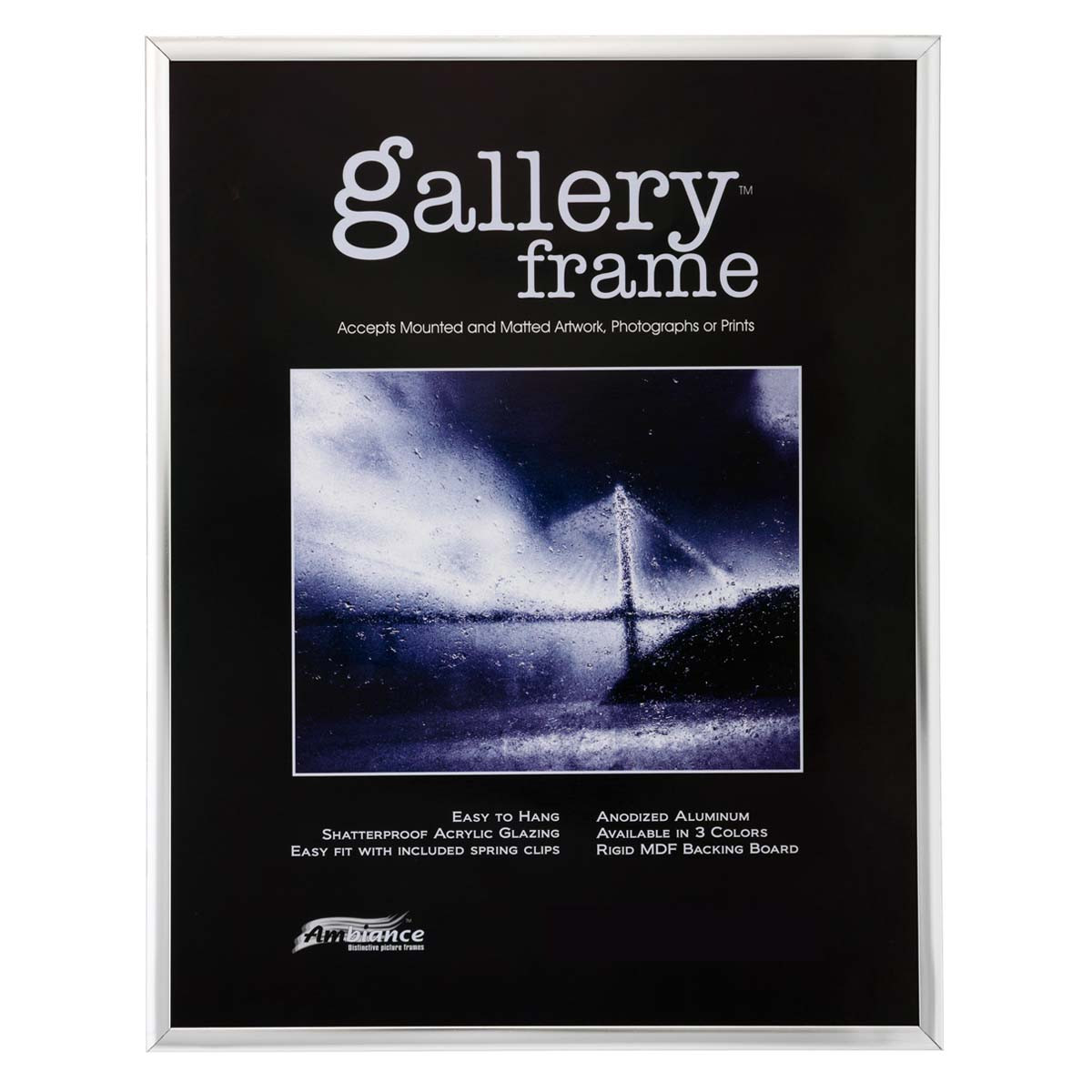 Ambiance Gallery Aluminum Frame 5"x7" Silver - (72054)