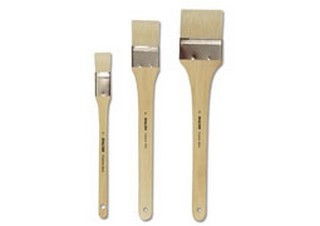 Creative Mark Spalter Chungking Bristle Hair Flat Brushes Set of 3 - 1, 2 & 3in.