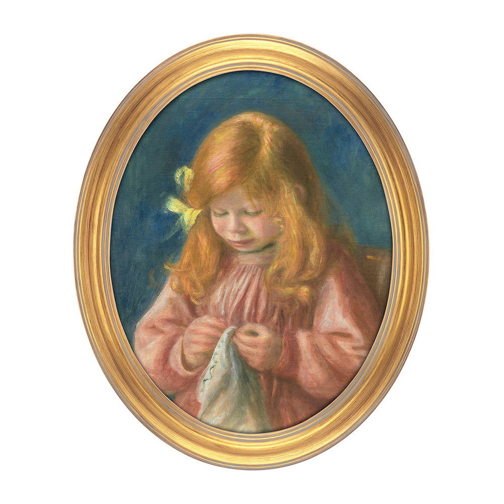 Ambiance Oval Wood Frame