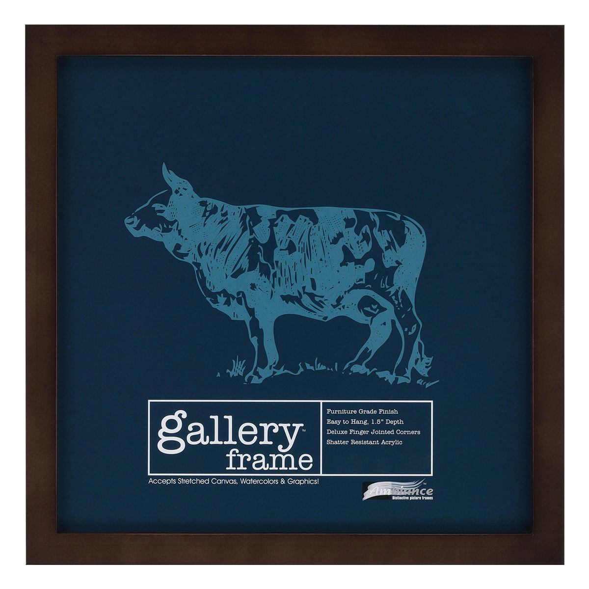 Ambiance Gallery Wood Frame Espresso 6X6 - (91534)