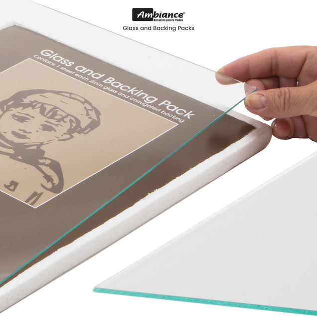 Ambiance Picture Frame Glass and Backing Ambiance Picture Frame Glass and Backing