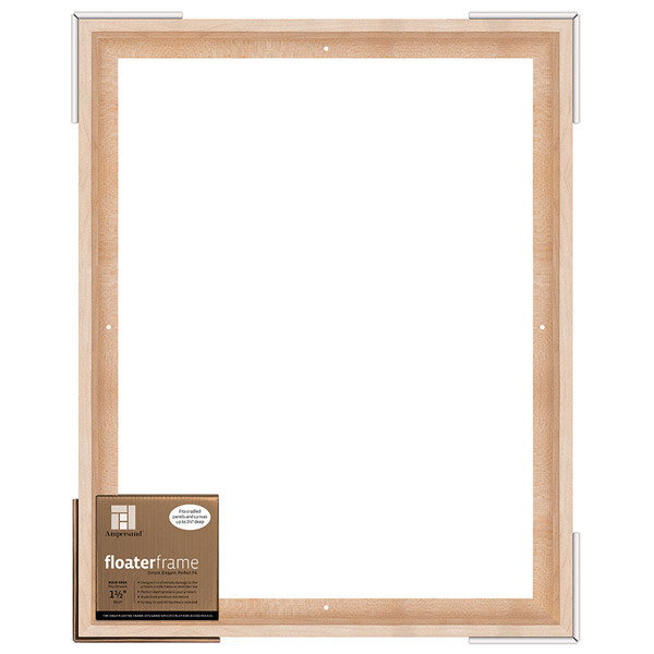 Ampersand Bold 1.5" Depth Floater Frame Maple 16"x20" - (200025300)