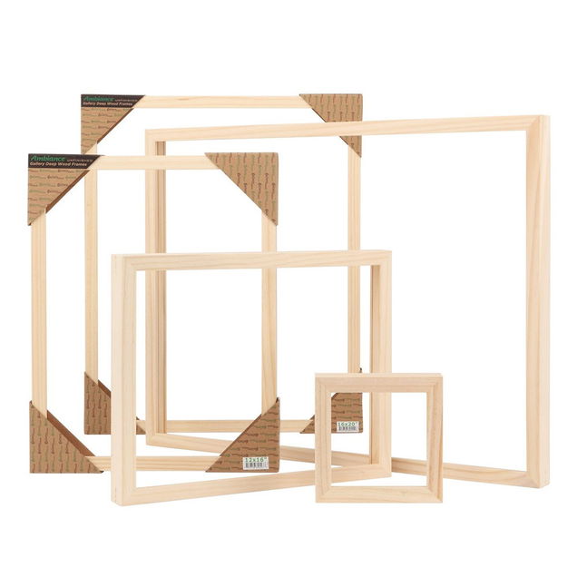 Ambiance Gallery Open Back Unfinished Wood Frame Ambiance Gallery Open Back Unfinished Wood Frame