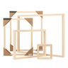 Ambiance Gallery Open Back Unfinished Wood Frame Ambiance Gallery Open Back Unfinished Wood Frame