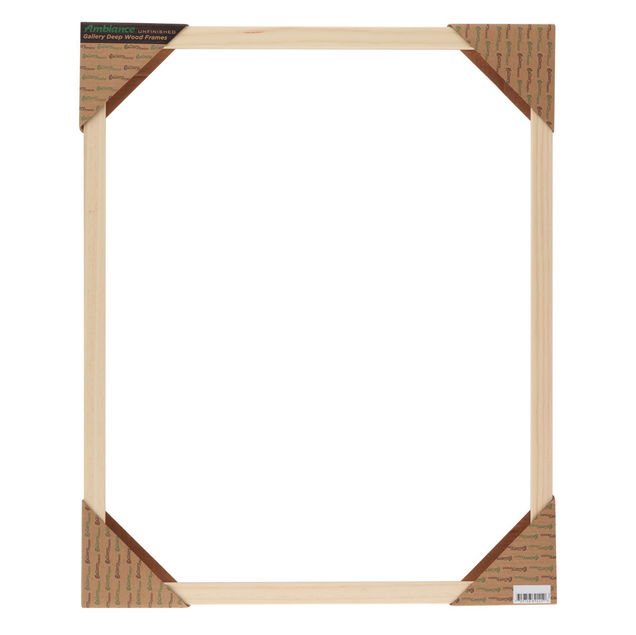 Ambiance Gallery Open Back Unfinished Wood Frame Ambiance Gallery Open Back Unfinished Wood Frame