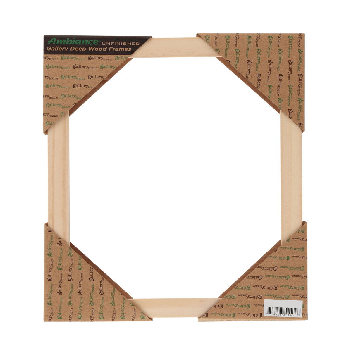 Ambiance Gallery Open Back Unfinished Wood Frame