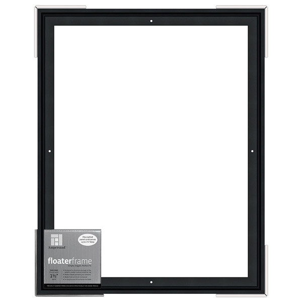 Ampersand Thin 1.5" Depth Floater Frame Black 16"x20" - (200025340)