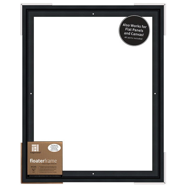 Ampersand Bold 7/8in Depth Floater Frame Black 16x20 inch - (200025295)