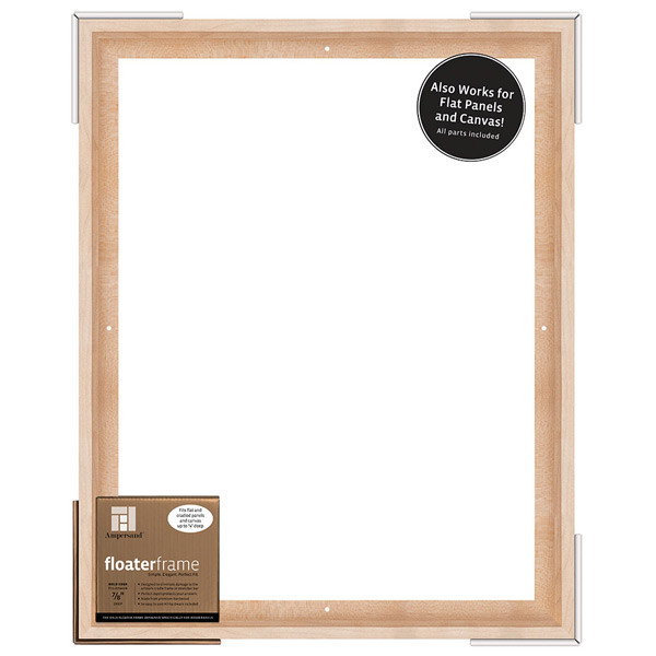 Ampersand Bold 7/8" Depth Floater Frame Maple 16"x20" - (200025285)