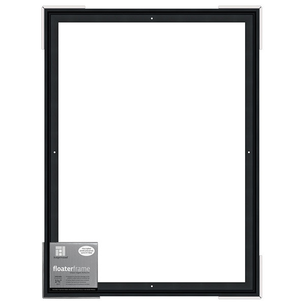 Ampersand Thin 1.5" Depth Floater Frame Black 18"x24" - (200029228)