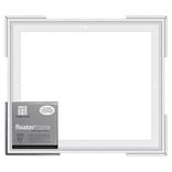 Ampersand Thin 1.5" Depth Floater Frame White 11"x14" - (200025333) Ampersand Thin 1.5" Depth Floater Frame White 11"x14" - (200025333)