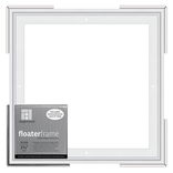 Ampersand Thin 1.5" Depth Floater Frame White 12"x12" - (200025334) Ampersand Thin 1.5" Depth Floater Frame White 12"x12" - (200025334)