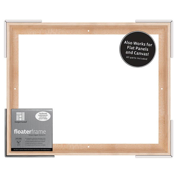 Ampersand Thin 7/8in Depth Floater Frame Maple 12x16 inch - (200029202)
