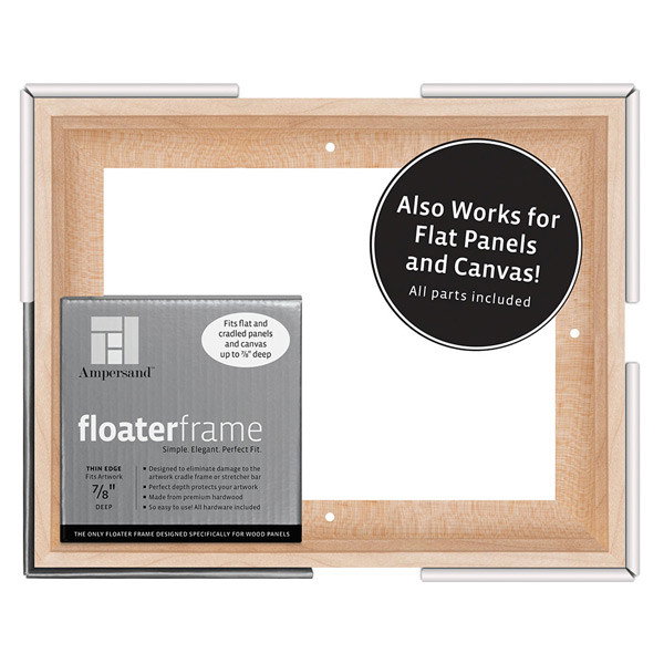 Ampersand Thin 7/8" Depth Floater Frame Maple 8"x10" - (200025312)