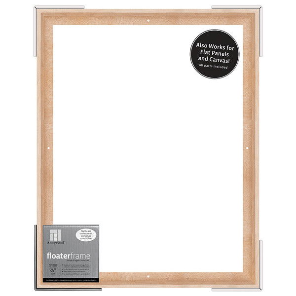 Ampersand Thin 7/8in Depth Floater Frame Maple 16x20 inch - (200025315)