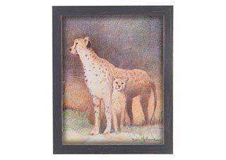 Country Chic 1.5" Wood Frame 2mm Glass & Backing 8"x10" - Weathered Blue - (200019859)