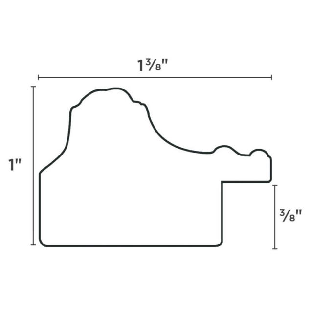 Lincoln 1in Wood Frame with 2mm Glass & Cardboard Backing Lincoln 1in Wood Frame with 2mm Glass & Cardboard Backing