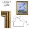 Lincoln 1in Wood Frame with 2mm Glass & Cardboard Backing Lincoln 1in Wood Frame with 2mm Glass & Cardboard Backing