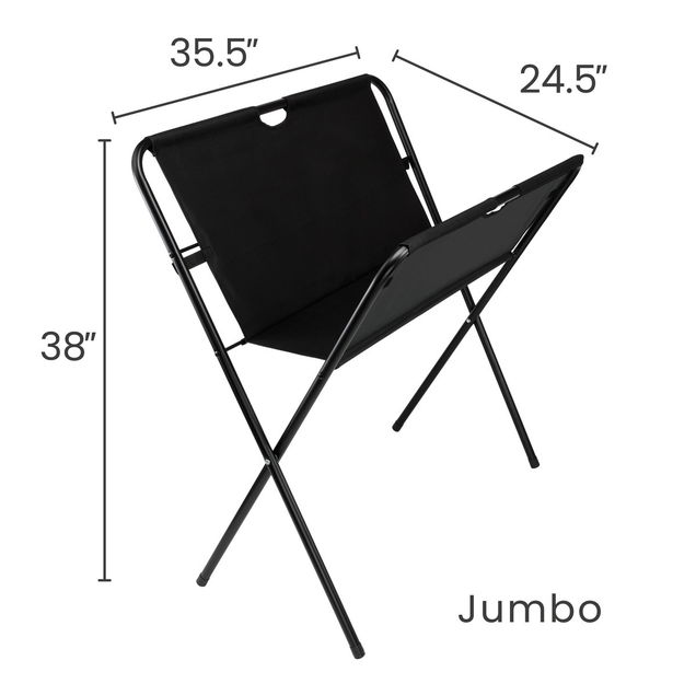 Creative Mark Black Canvas Folding Print Rack Creative Mark Black Canvas Folding Print Rack