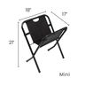 Creative Mark Black Canvas Folding Print Rack Creative Mark Black Canvas Folding Print Rack