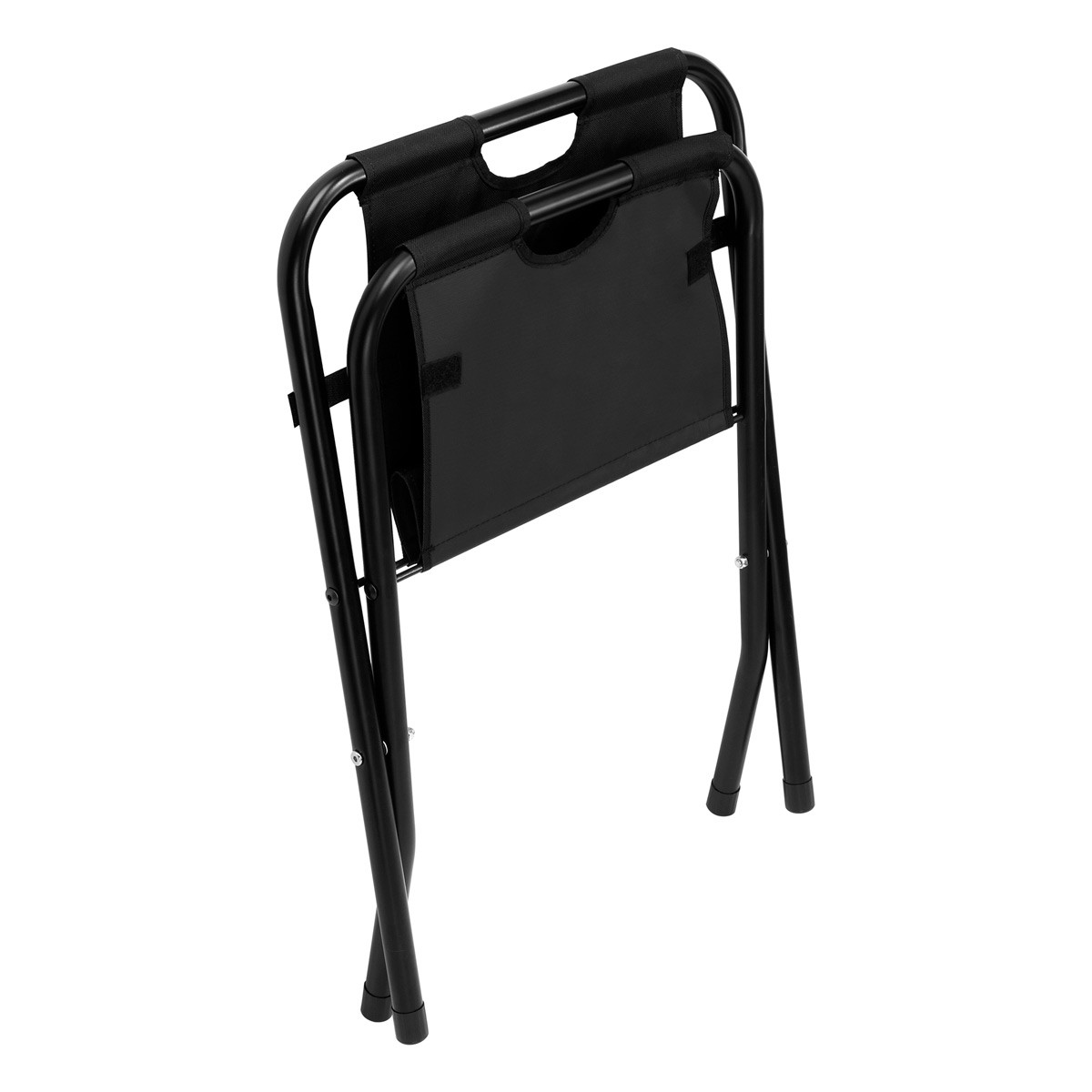 Creative Mark Black Canvas Folding Print Rack