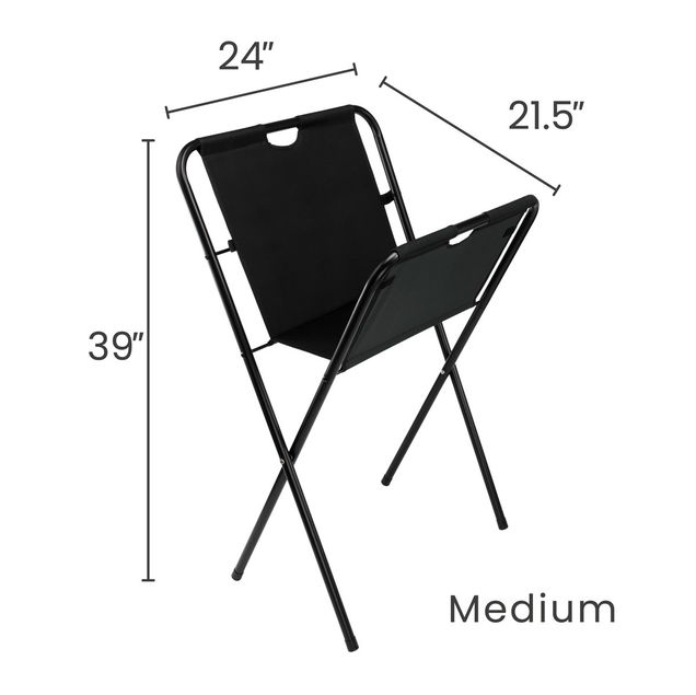 Creative Mark Black Canvas Folding Print Rack Creative Mark Black Canvas Folding Print Rack