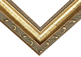 Lincoln 1in Wood Frame with 2mm Glass & Cardboard Backing 11x14 - Gold - (200019558)