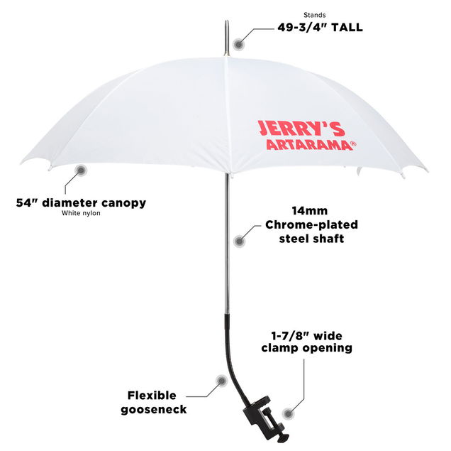 Jerry's Artarama Deluxe Adjustable Angle Umbrella Jerry's Artarama Deluxe Adjustable Angle Umbrella