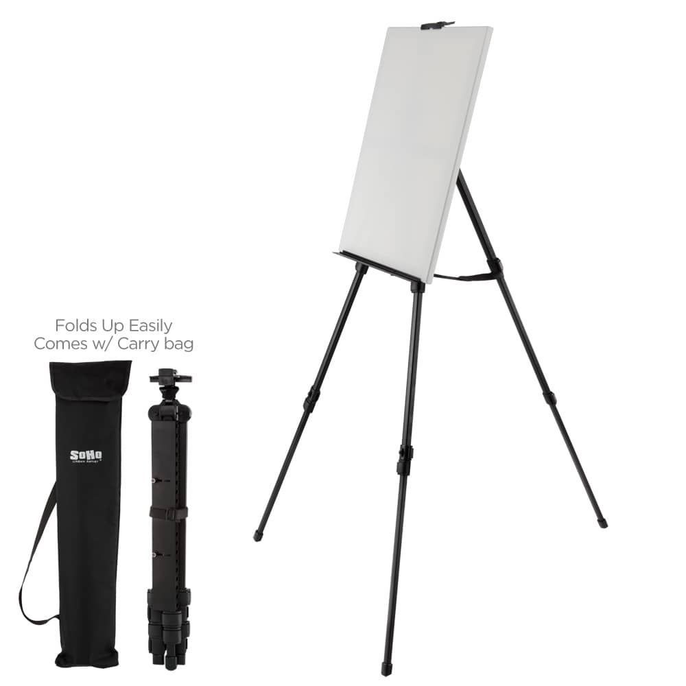 SoHo Aluminum Plein Air Easel in Black - (89495)