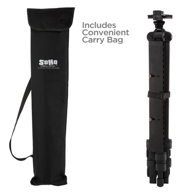 SoHo Aluminum Plein Air Easel in Black - (89495) SoHo Aluminum Plein Air Easel in Black - (89495)