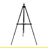SoHo Aluminum Field Easel in Black