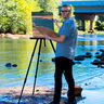 SoHo Aluminum Field Easel in Black SoHo Aluminum Field Easel in Black