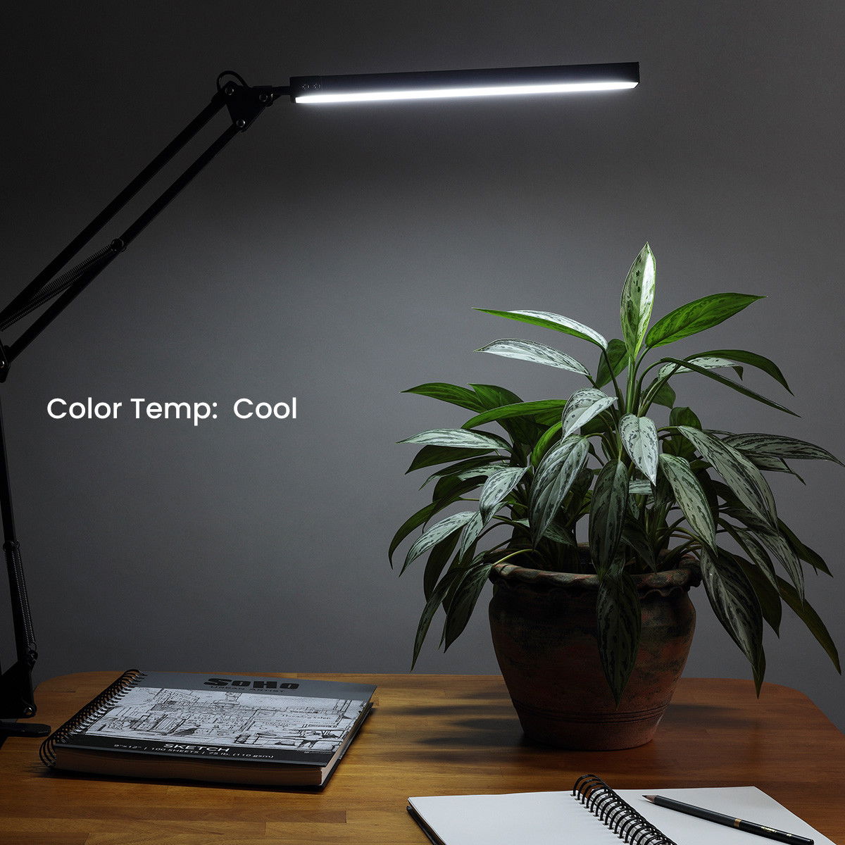 Acurit LED Desk Lamp Black - (91507)