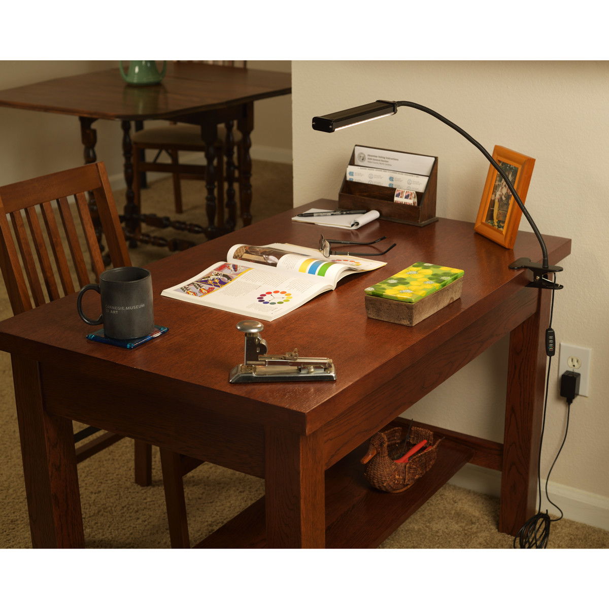 Acurit LED Clip-On Lamp Black - (90401)