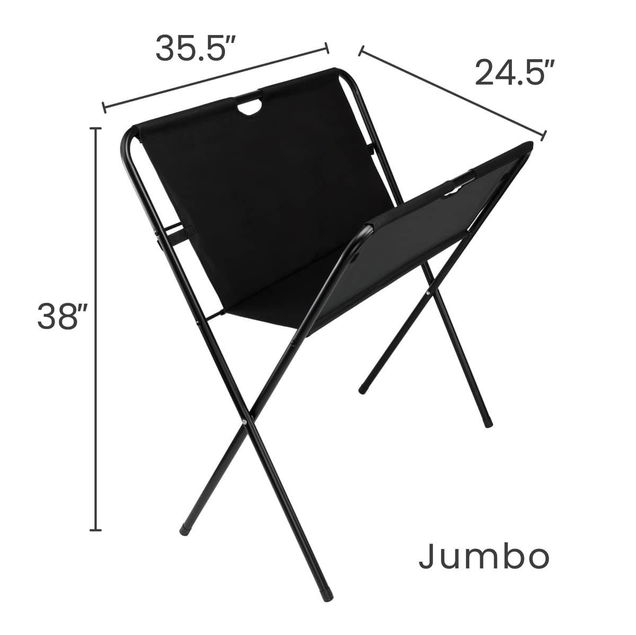 Creative Mark Black Canvas Jumbo Size Folding Print Rack - (43101) Creative Mark Black Canvas Jumbo Size Folding Print Rack - (43101)