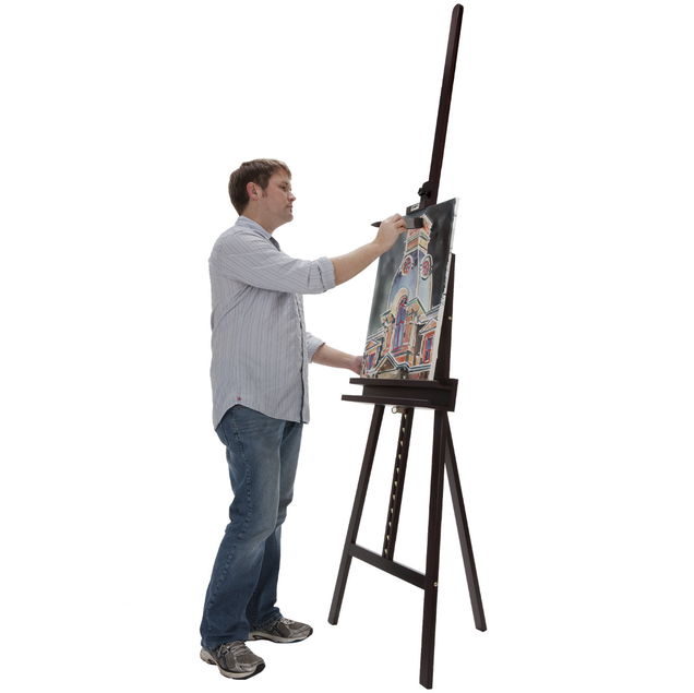 SoHo Urban Artist 1 Mahogany A-Frame Easel - (87222) SoHo Urban Artist 1 Mahogany A-Frame Easel - (87222)