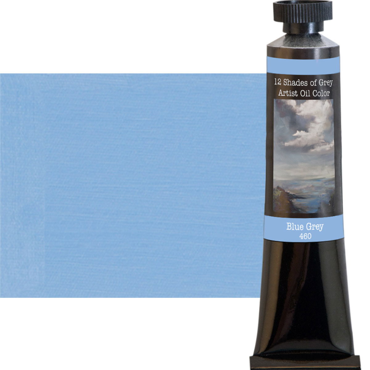 12 Shades of Grey Oil Color Blue Grey 50ml Tube - (88313)