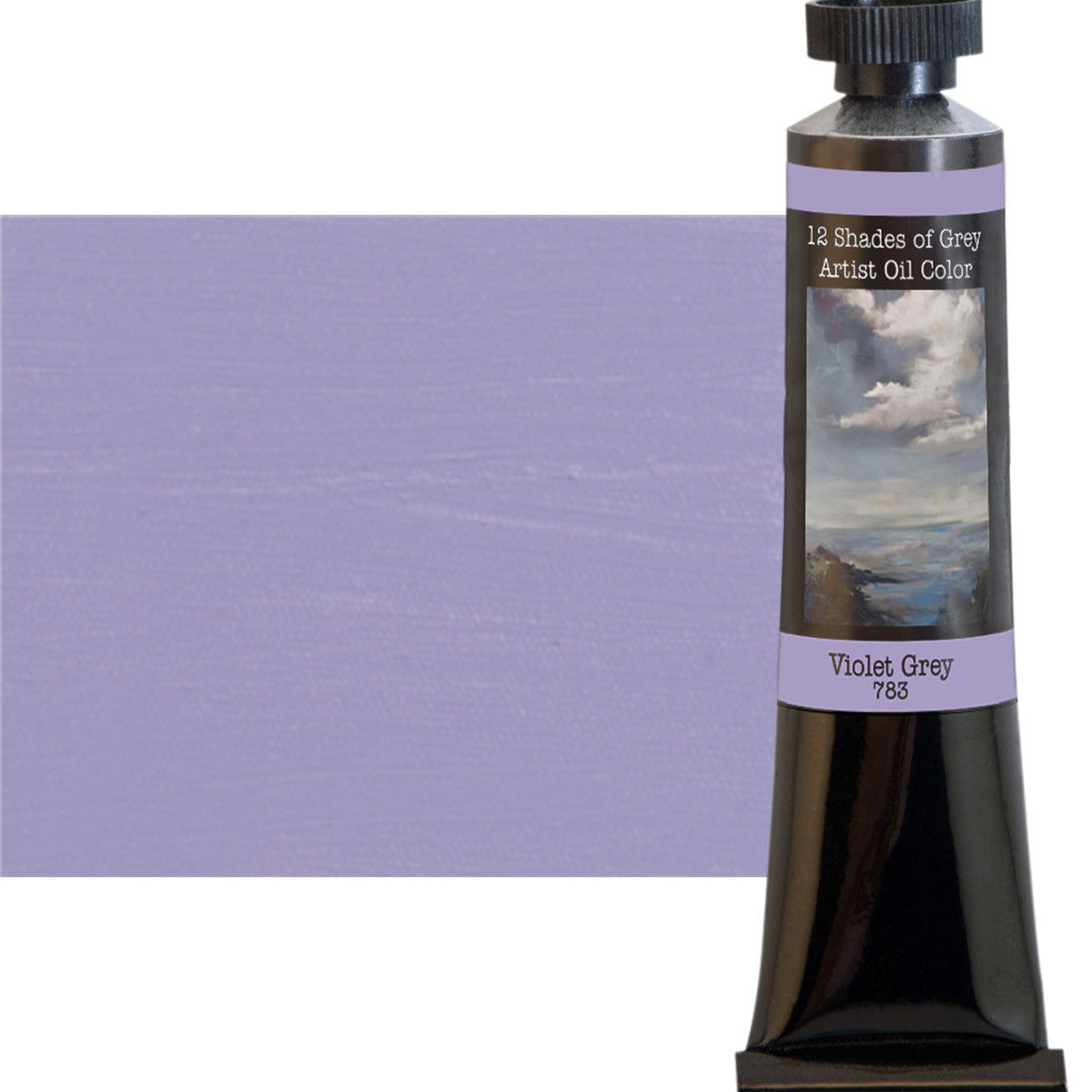 12 Shades of Grey Oil Color Violet Grey 50ml Tube - (88322)