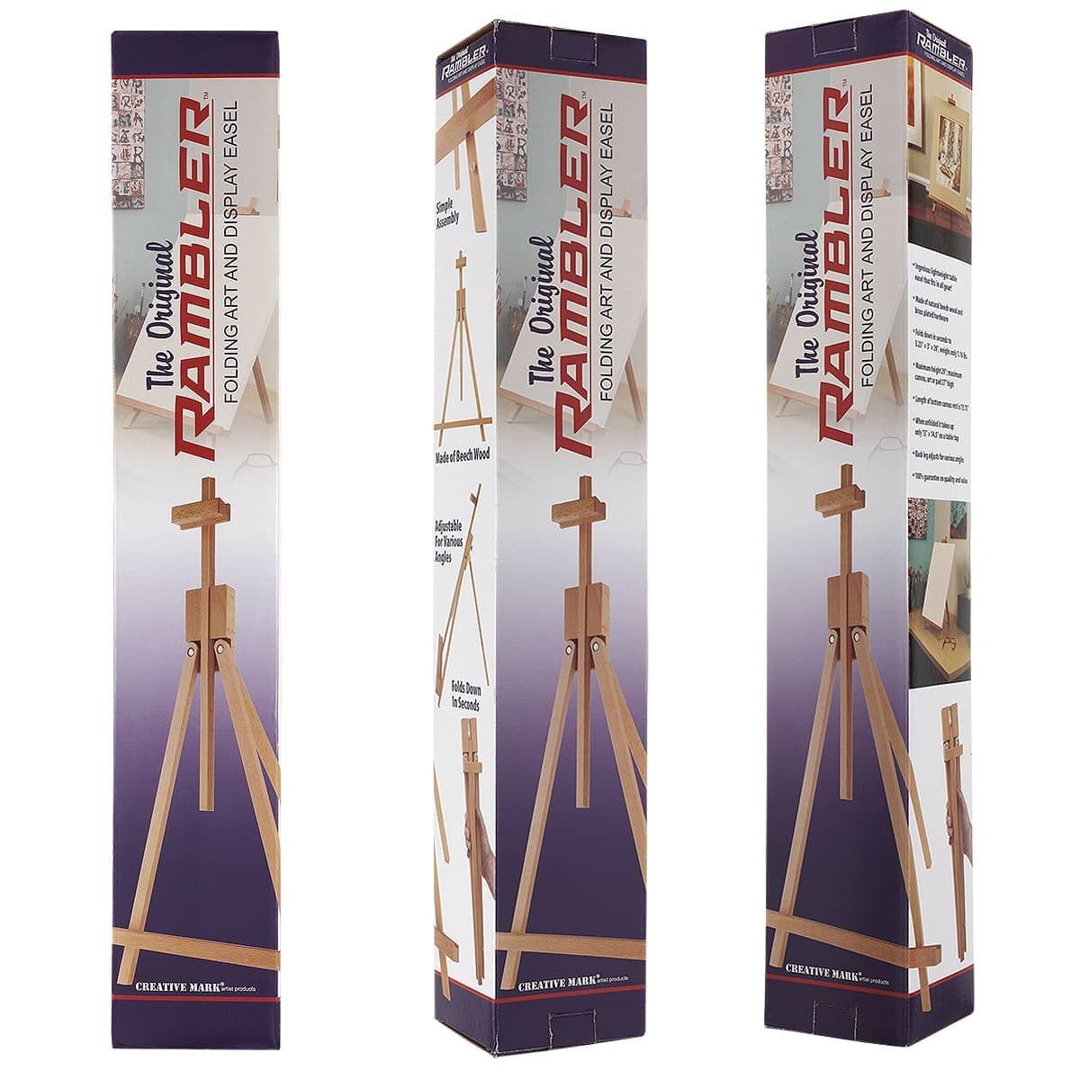 The Rambler Folding Beechwood Art and Display Table Easel